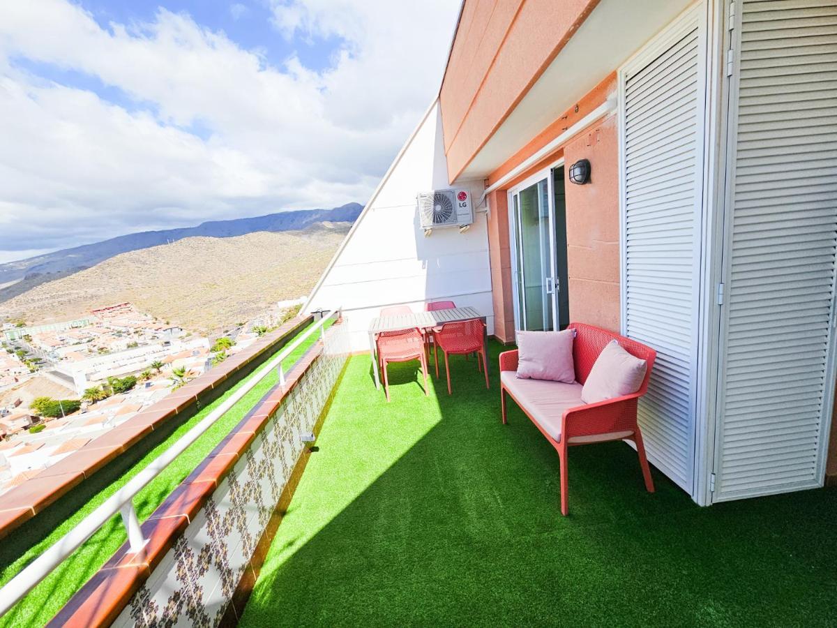 Luxury Sunset 408 Heated Pool With Air Condition And Sea Views Costa Adeje  Exteriér fotografie