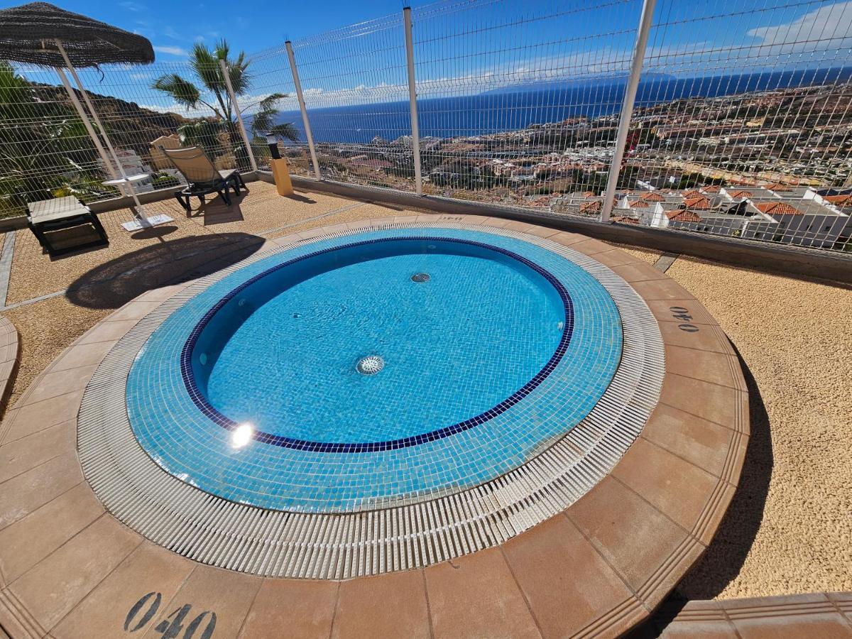 Luxury Sunset 408 Heated Pool With Air Condition And Sea Views Costa Adeje  Exteriér fotografie