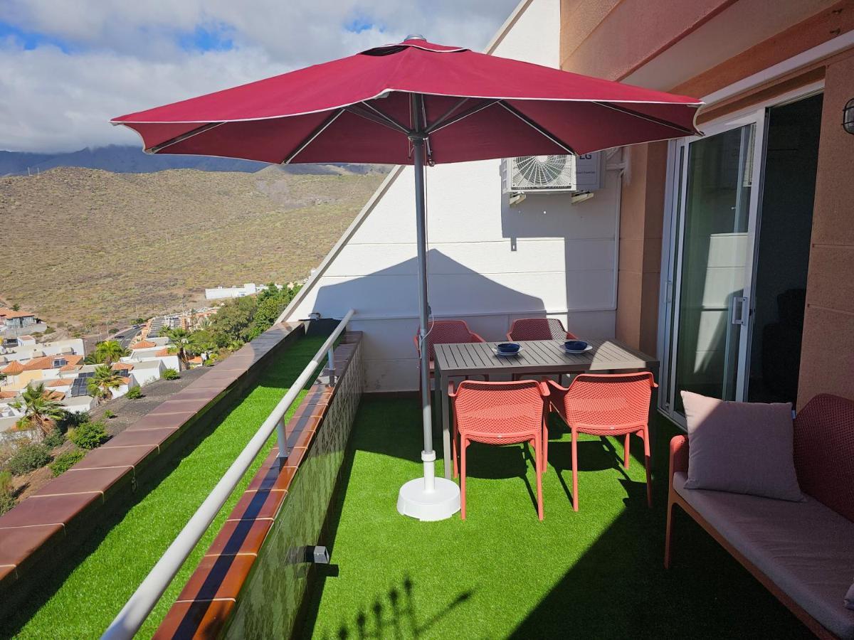 Luxury Sunset 408 Heated Pool With Air Condition And Sea Views Costa Adeje  Exteriér fotografie